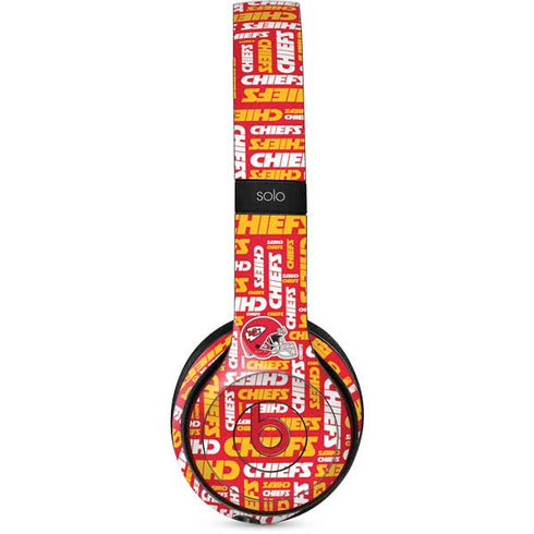 NFL Kansas City Chiefs Red Blast Beats Solo 3 Wireless Skin