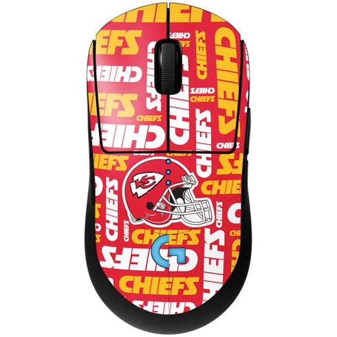 NFL Kansas City Chiefs Red Blast G Pro Wireless Gaming Mouse Skin