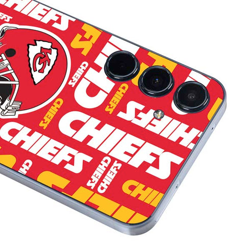 NFL Kansas City Chiefs Red Blast Galaxy A35 5G Skin