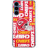 NFL Kansas City Chiefs Red Blast Galaxy A55 5G Clear Case