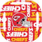 NFL Kansas City Chiefs Red Blast Galaxy Buds Live Skin