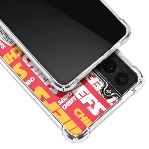 NFL Kansas City Chiefs Red Blast Galaxy S22 Clear Case