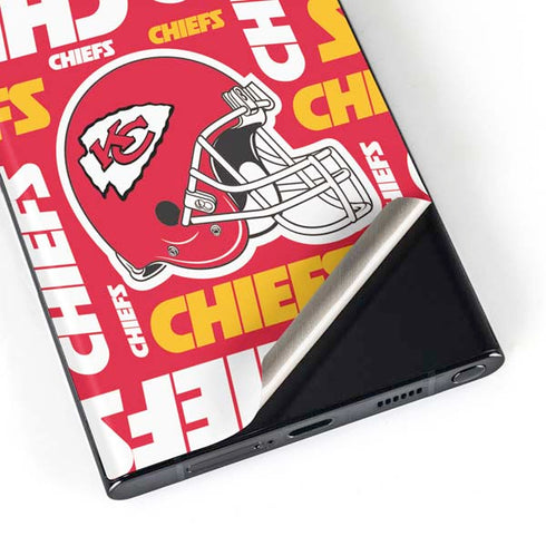 NFL Kansas City Chiefs Red Blast Galaxy Skins