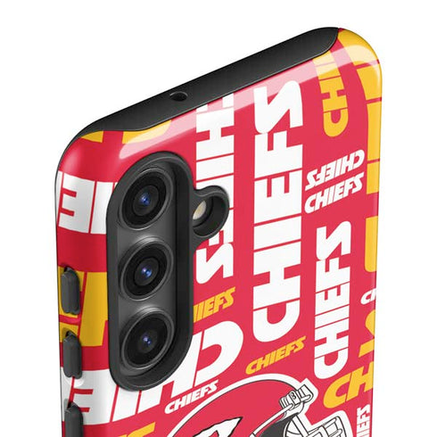 NFL Kansas City Chiefs Red Blast Galaxy S25 Impact Case
