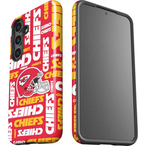 NFL Kansas City Chiefs Red Blast Galaxy S25 Impact Case