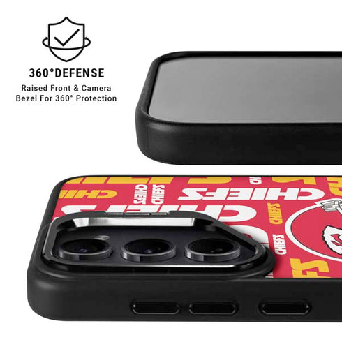 NFL Kansas City Chiefs Red Blast Galaxy S25 Kickstand Case