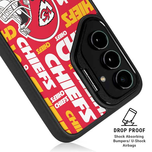 NFL Kansas City Chiefs Red Blast Galaxy S25 Kickstand Case