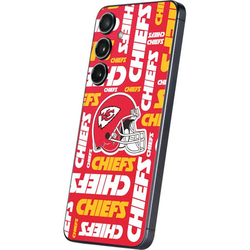 NFL Kansas City Chiefs Red Blast Galaxy S24 Plus Skin