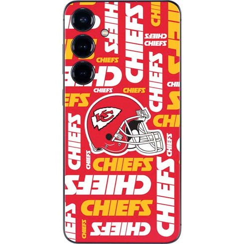 NFL Kansas City Chiefs Red Blast Galaxy S25 Skin