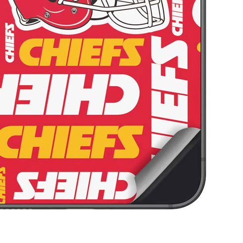 NFL Kansas City Chiefs Red Blast Galaxy S24 Skin