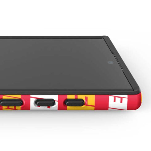 NFL Kansas City Chiefs Red Blast Galaxy S25 Ultra Impact Case