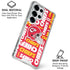 NFL Kansas City Chiefs Red Blast Galaxy S25 Ultra Clear Case