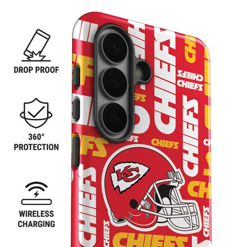 NFL Kansas City Chiefs Red Blast Galaxy S26 Impact Case