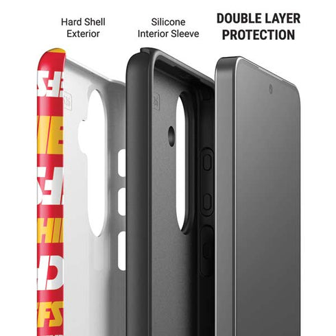NFL Kansas City Chiefs Red Blast Galaxy S26 Plus Impact Case