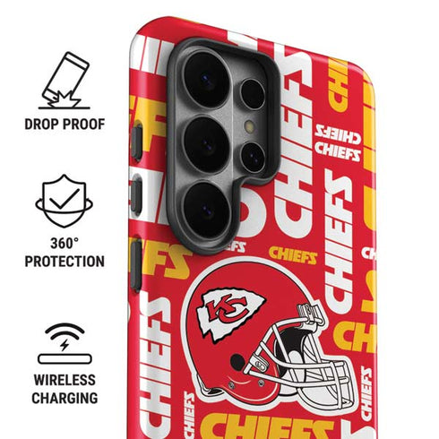NFL Kansas City Chiefs Red Blast Galaxy S26 Ultra Impact Case