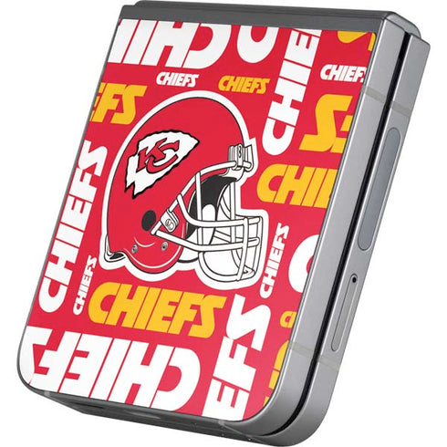 NFL Kansas City Chiefs Red Blast Galaxy Z Flip6 Skin