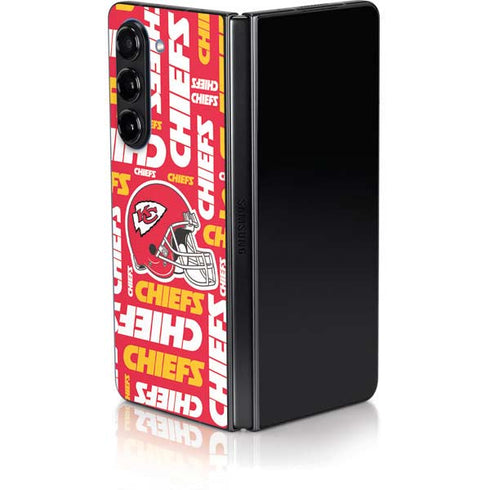 NFL Kansas City Chiefs Red Blast Galaxy Z Fold5 5G Skin