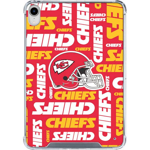 NFL Kansas City Chiefs Red Blast iPad 11th Gen (2025) Clear Case