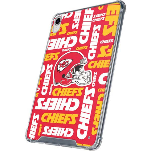 NFL Kansas City Chiefs Red Blast iPad 11th Gen (2025) Clear Case