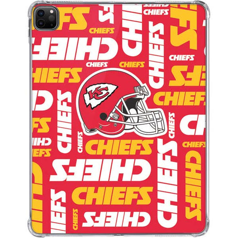 NFL Kansas City Chiefs Red Blast iPad Pro 11in (2024) Clear Case