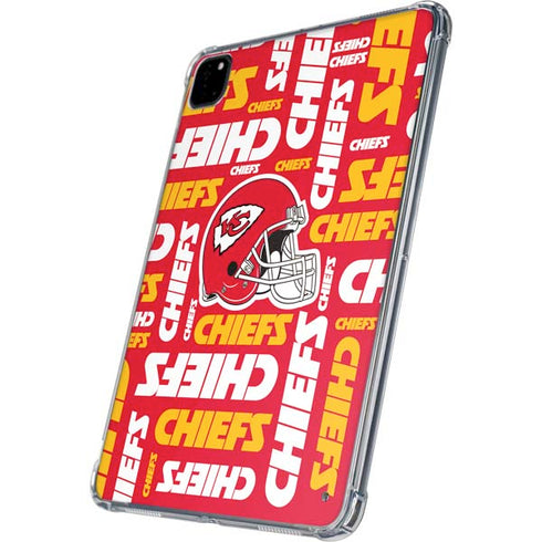 NFL Kansas City Chiefs Red Blast iPad Pro 11in (2024) Clear Case