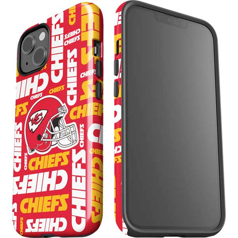 NFL Kansas City Chiefs Red Blast iPhone 15 Impact Case