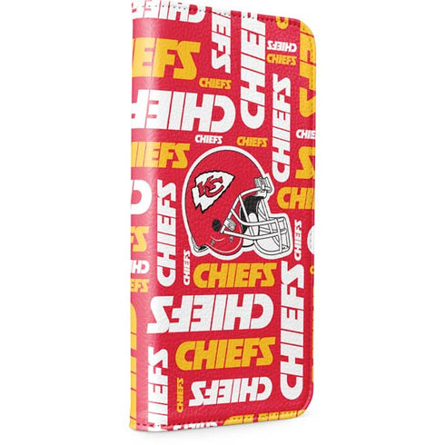 NFL Kansas City Chiefs Red Blast iPhone 15 Pro Max Folio Case