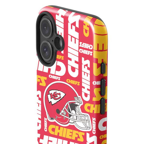 NFL Kansas City Chiefs Red Blast iPhone 16 Impact Case