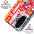 NFL Kansas City Chiefs Red Blast iPhone 16 Plus Clear Case