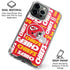 NFL Kansas City Chiefs Red Blast iPhone 16 Pro Clear Case