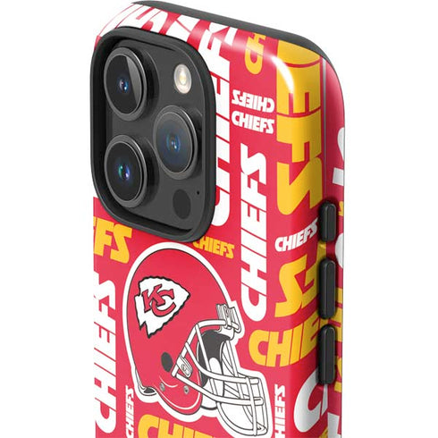 NFL Kansas City Chiefs Red Blast iPhone 16 Pro Impact Case