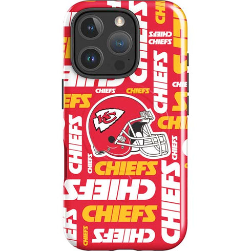 NFL Kansas City Chiefs Red Blast iPhone 16 Pro Magsafe Impact Case