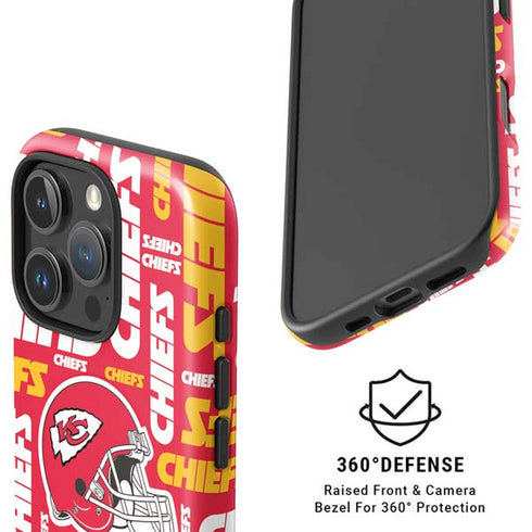 NFL Kansas City Chiefs Red Blast iPhone 16 Pro Magsafe Impact Case