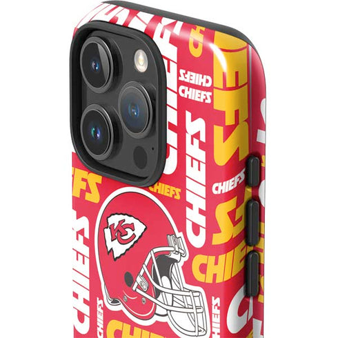 NFL Kansas City Chiefs Red Blast iPhone 16 Pro Max Impact Case