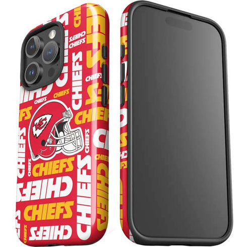 NFL Kansas City Chiefs Red Blast iPhone 16 Pro Max Impact Case