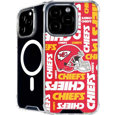 NFL Kansas City Chiefs Red Blast iPhone 16 Pro Max MagSafe Case