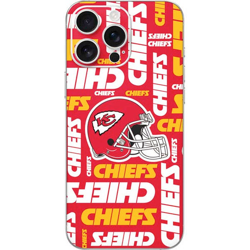 NFL Kansas City Chiefs Red Blast iPhone 16 Pro Max Skin