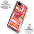 NFL Kansas City Chiefs Red Blast iPhone 16e Clear Case