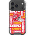 NFL Kansas City Chiefs Red Blast iPhone 18 Pro Clear Case