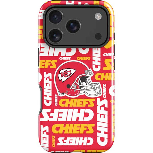 NFL Kansas City Chiefs Red Blast iPhone 18 Pro Impact Case