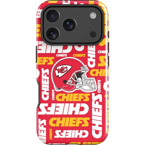 NFL Kansas City Chiefs Red Blast iPhone 18 Pro Max Impact Case