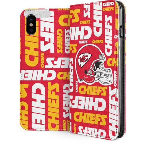 NFL Kansas City Chiefs Red Blast iPhone 8 Folio Case