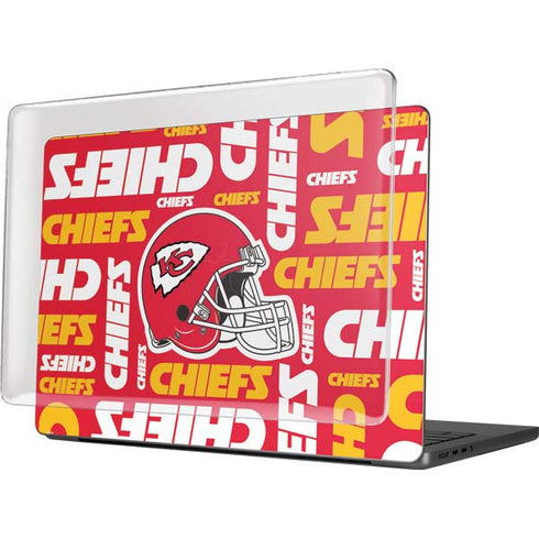 NFL Kansas City Chiefs Red Blast MacBook Pro 14in (2021-24) Case plus Skin