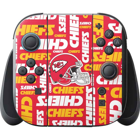 NFL Kansas City Chiefs Red Blast Nintendo Switch 2 (2025) with Joy-Con Skin