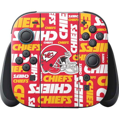 NFL Kansas City Chiefs Red Blast Nintendo Skins