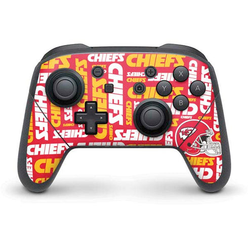 NFL Kansas City Chiefs Red Blast Nintendo Skins