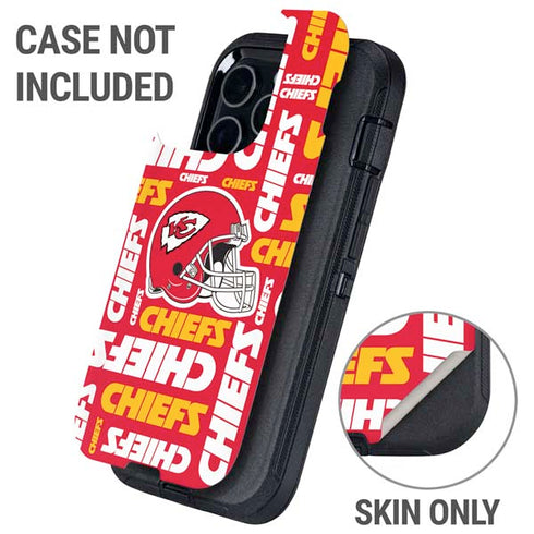 NFL Kansas City Chiefs Red Blast Otterbox Defender iPhone Skin