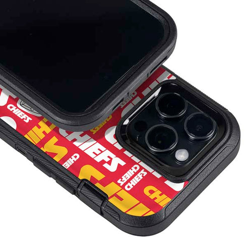 NFL Kansas City Chiefs Red Blast Otterbox Defender iPhone Skin