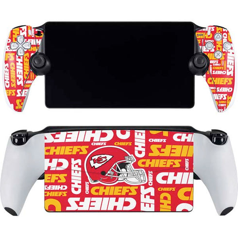 NFL Kansas City Chiefs Red Blast PlayStation Portal Remote Player Skin