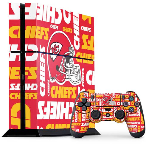 NFL Kansas City Chiefs Red Blast PlayStation PS4 Skins